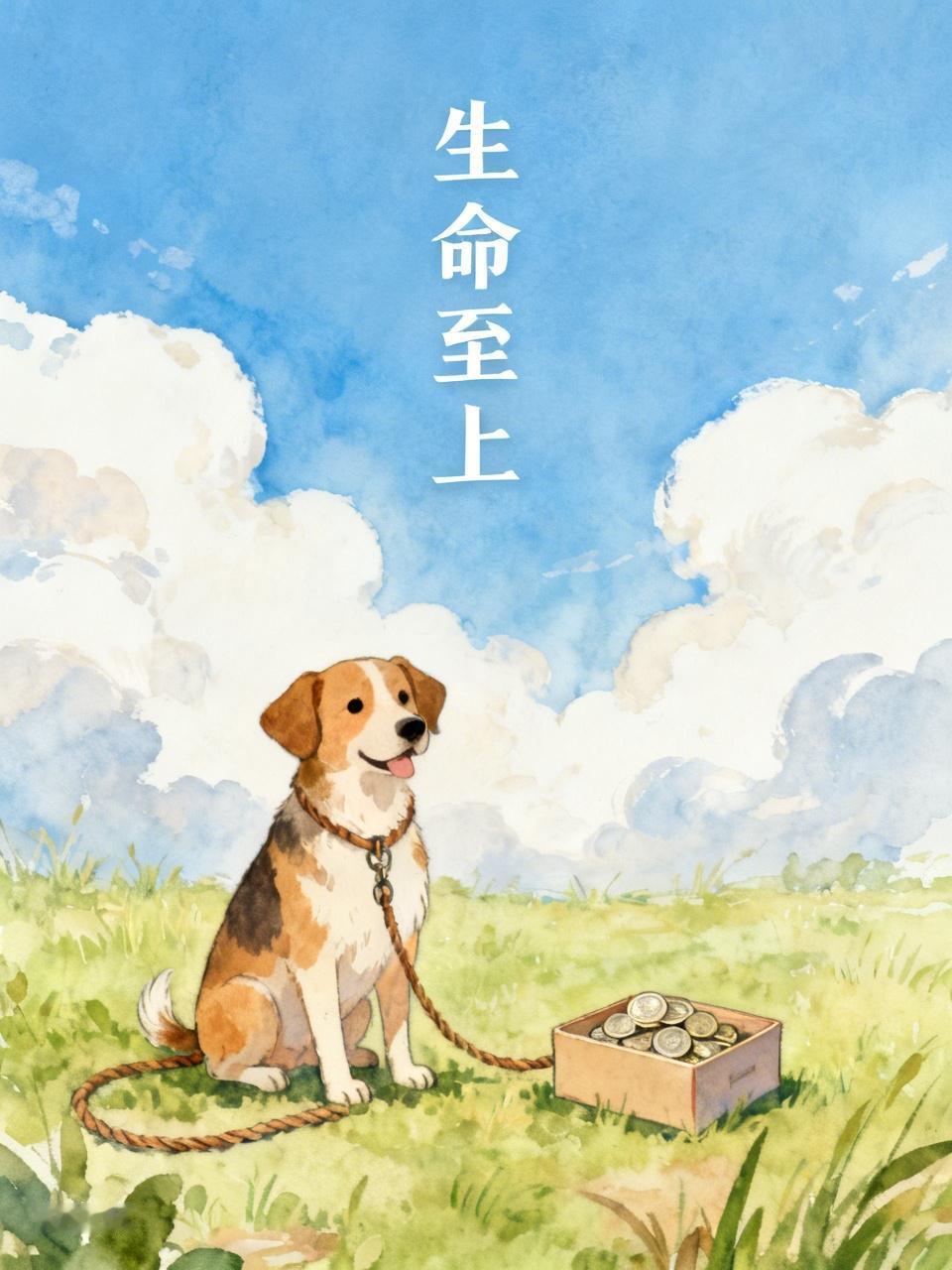 都知道生命最重要。只有那些温顺的狗狗不懂得爱自己。记得小时候那个时候都相信吃狗肉