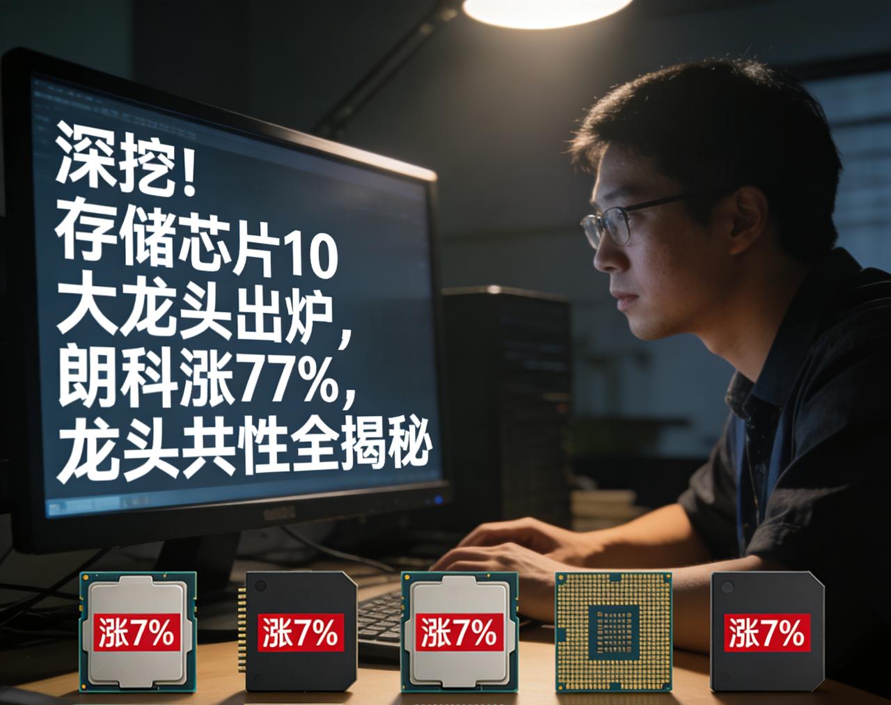 [燃烧的心]深挖！存储芯片10大龙头出炉，朗科涨77%，龙头共性全揭秘
 
提示