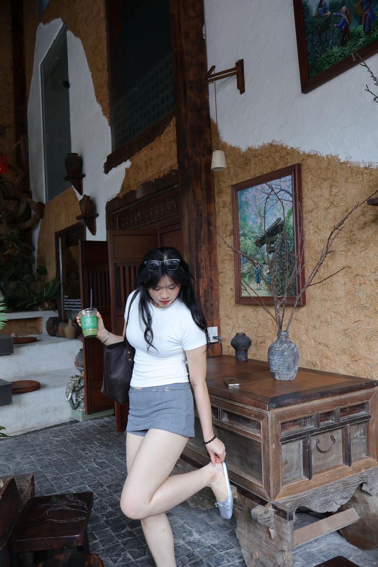 美女 vlog日常 女性气质穿搭 出街穿搭 摄影