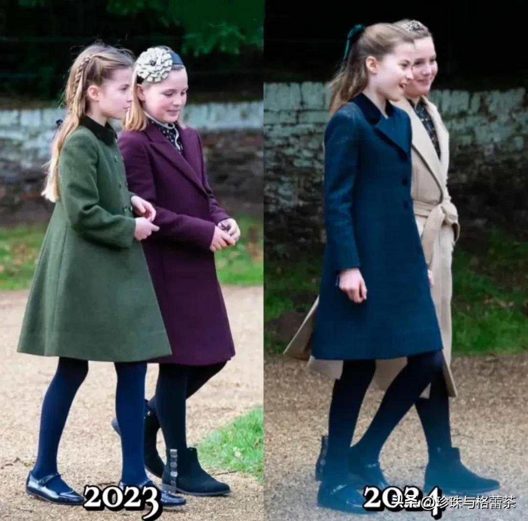 王室小姐妹悄悄话说不完！夏洛特和表姐米娅都长大了！

今年在桑德林汉姆过圣诞的王