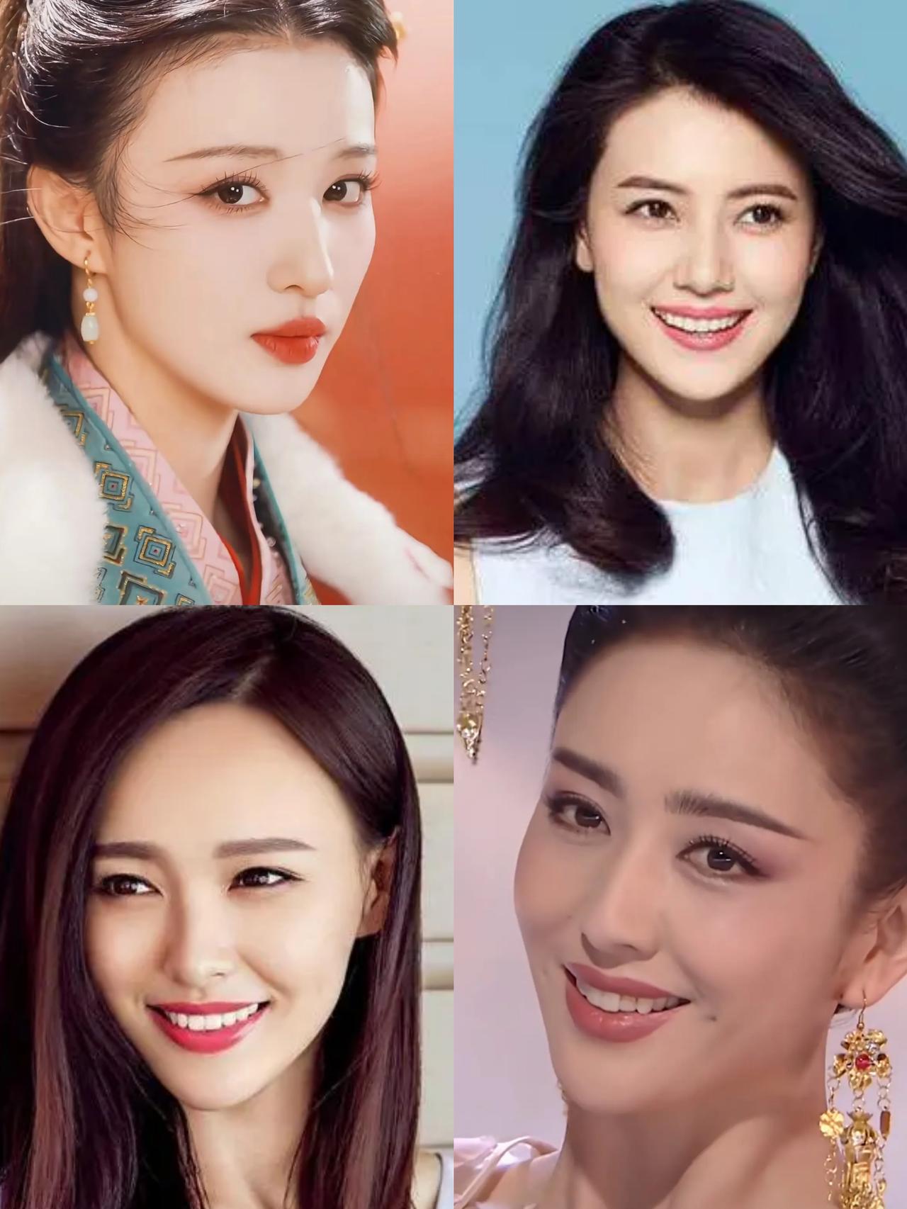 高圆圆，这四位美女都有一个特点，你发现了吗？如果没有这一个特点，也比较完美了。