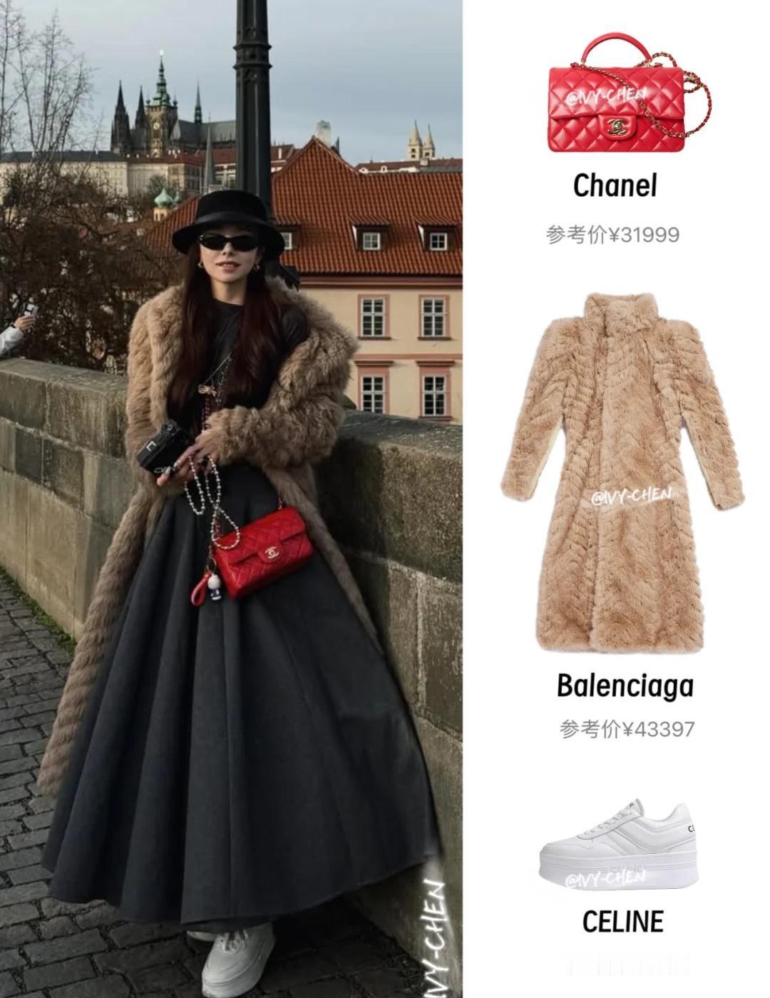 宋智雅IG更新｜布拉格的冬日❄️浪漫
欧尼在布拉格的查理大桥吹吹风
偶遇Dior