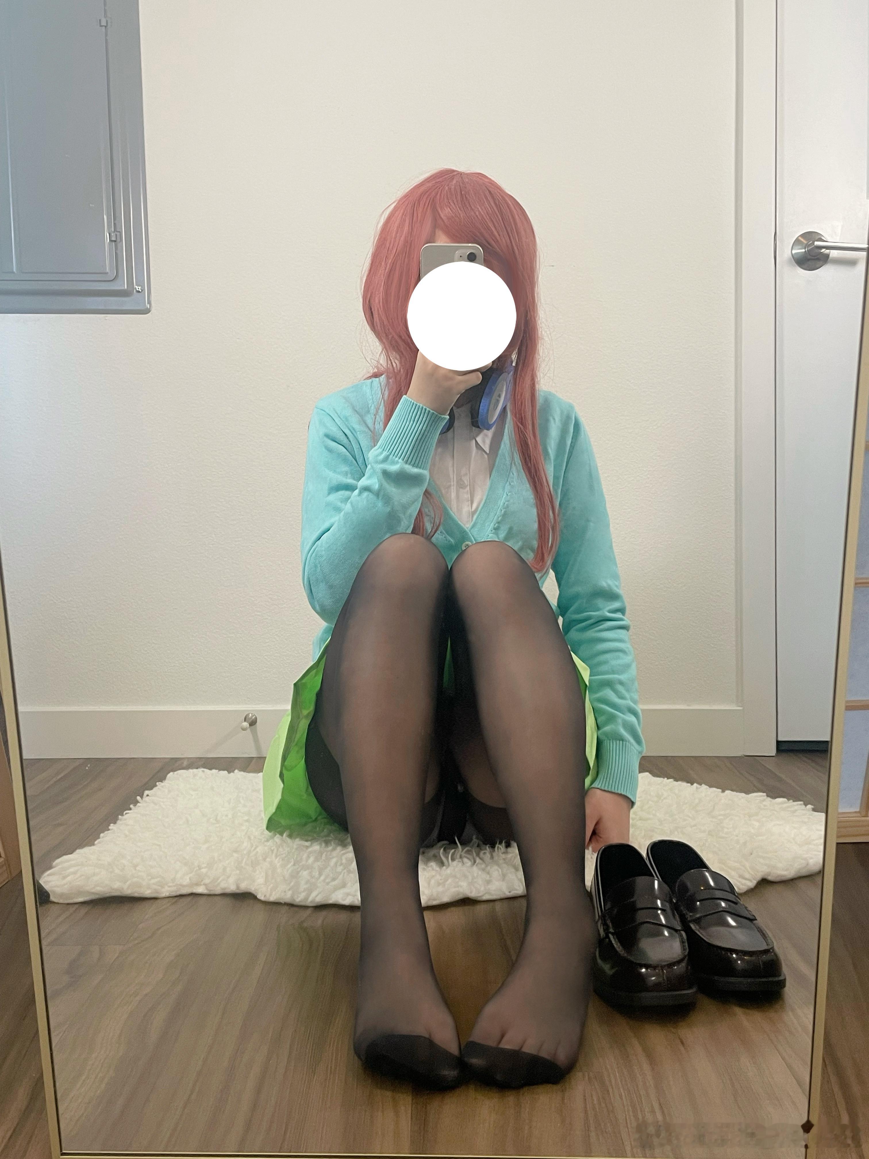 #cosplay[超话]##次元大赏##五等分的花嫁##中野三玖##自拍##jk