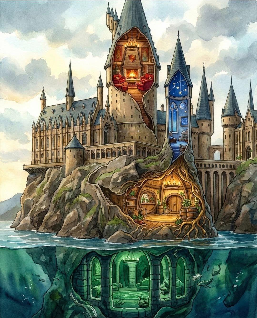 你想住哪个霍格沃茨学院公共休息室？ 