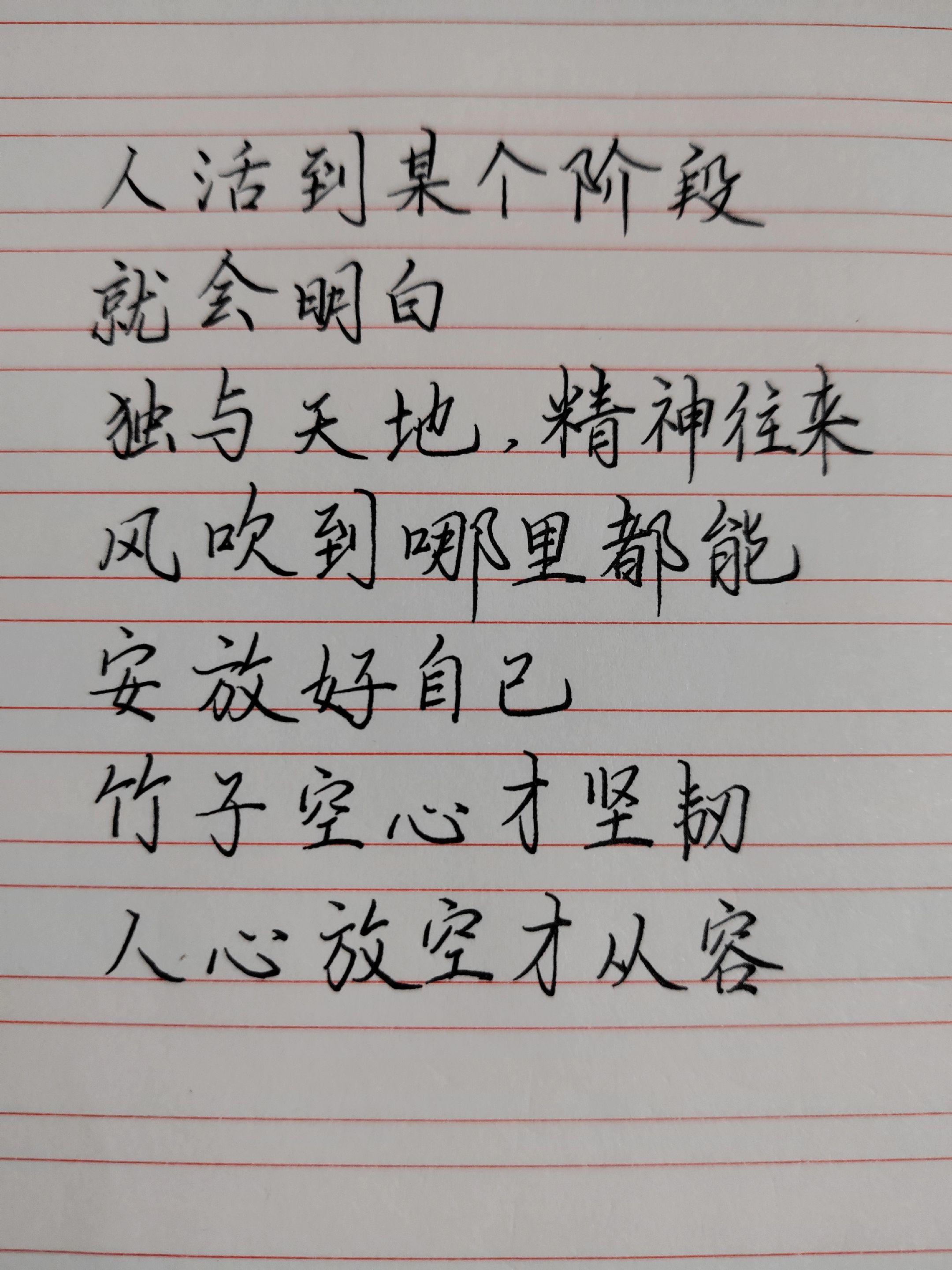 悟透人生的一段话 书写心情细品人生百味 手写人生感悟的经典句子 写字是...