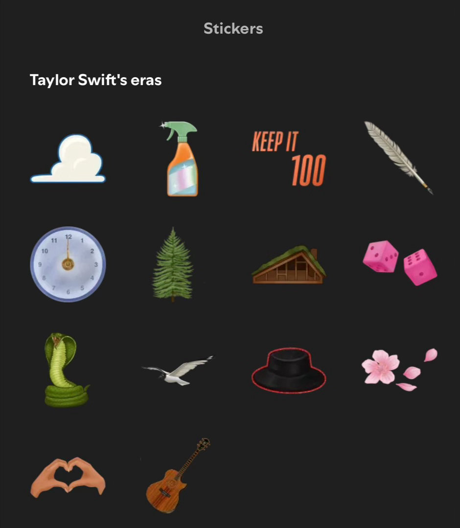 【News】Spotify新添了云朵贴纸TaylorSwift