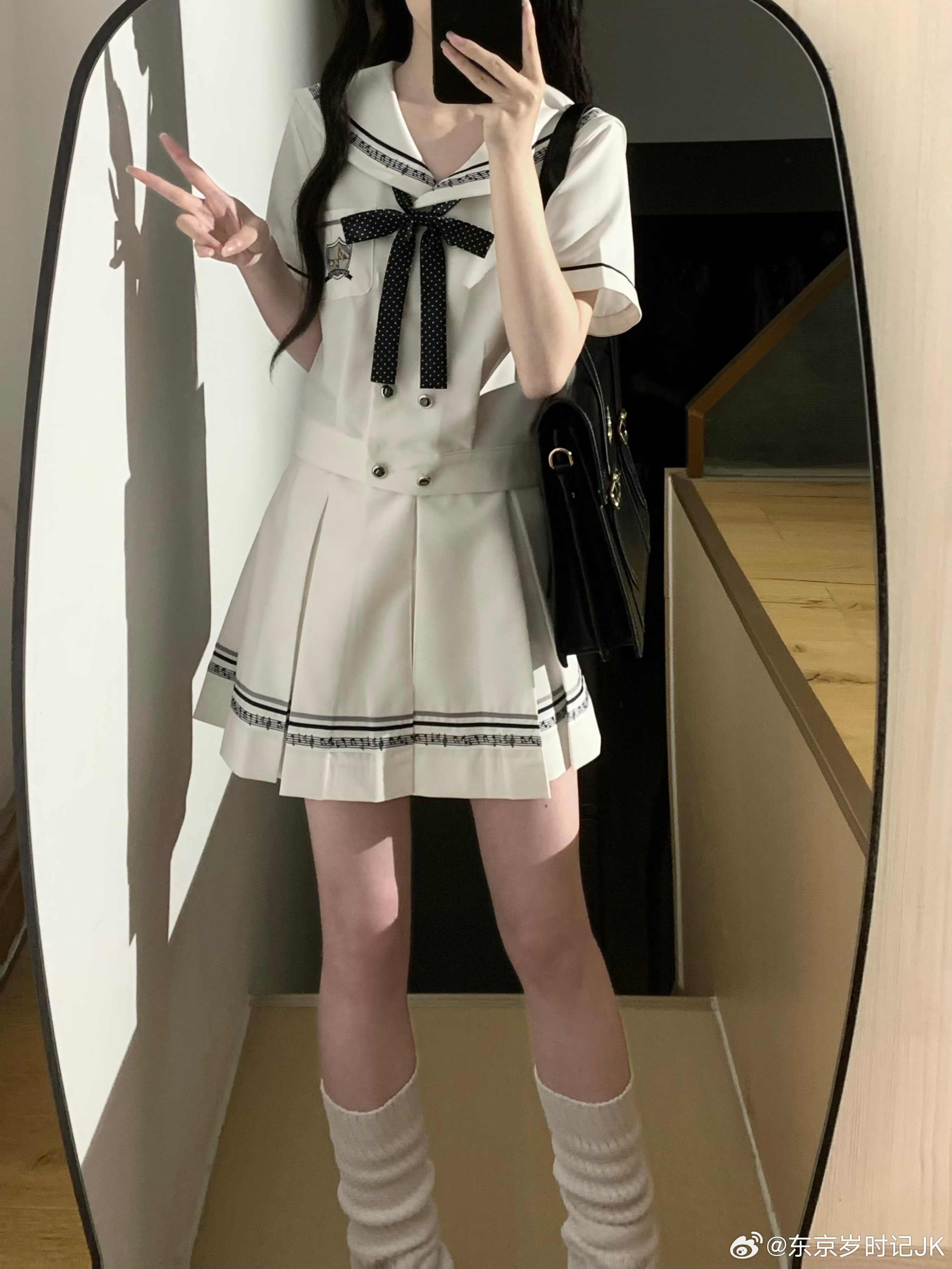 jk 双排扣萌之！⚓️我宣布 最适合夏天的水手服出现了！！！🐟今天穿什么 jk