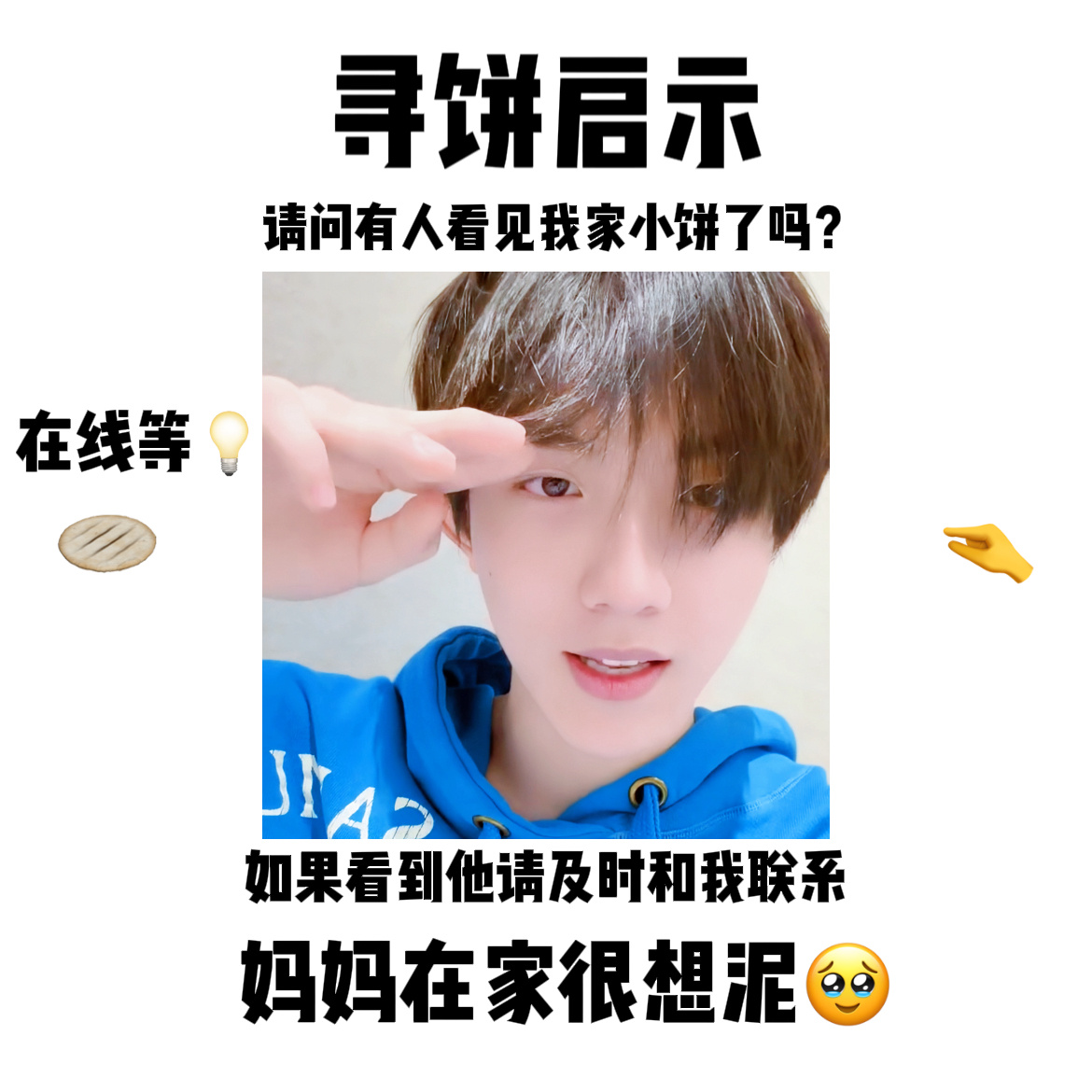 【4583】发布一则寻饼启示，在线等🥺