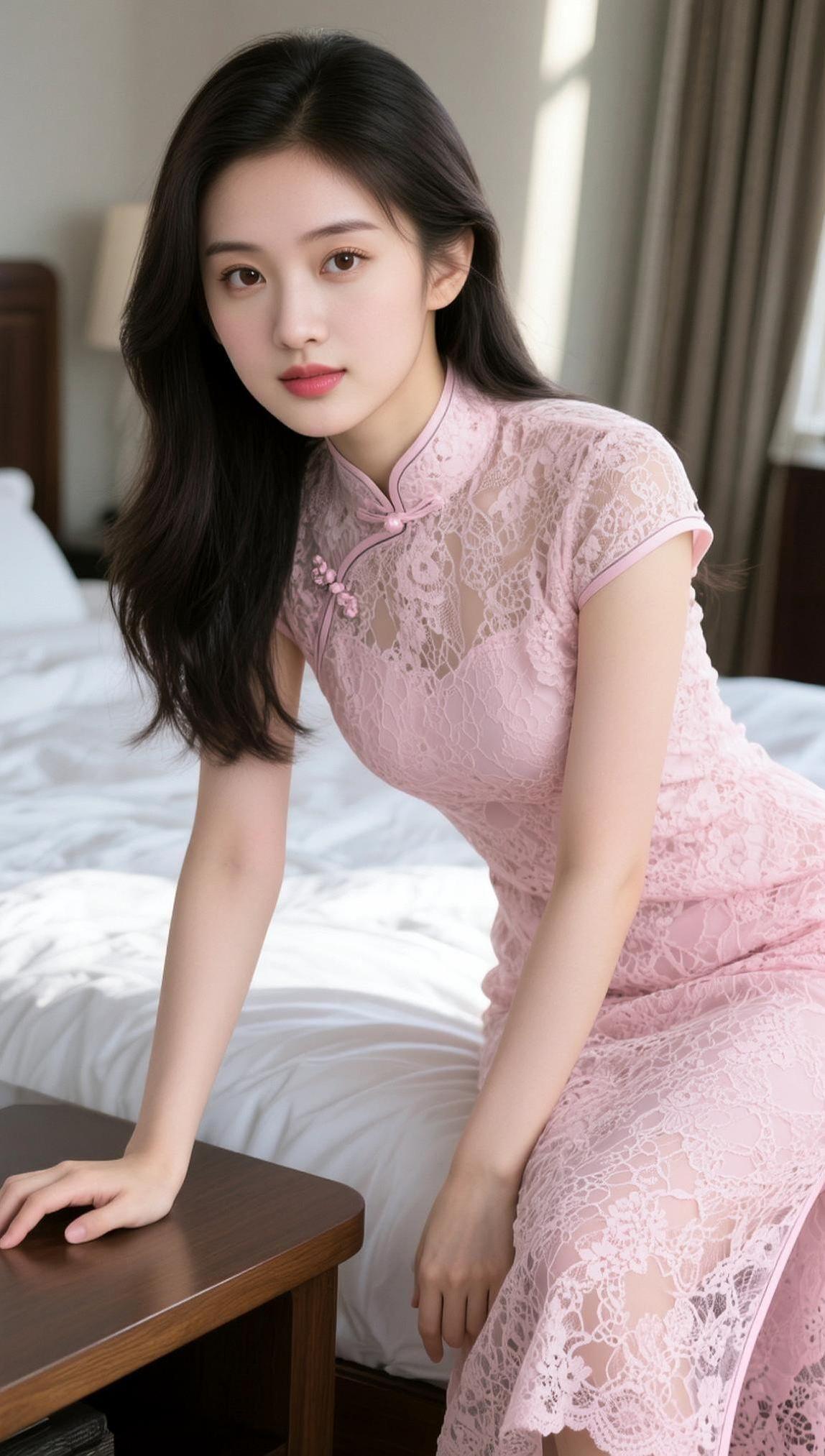 AI温婉旗袍写真 抖音ai创作