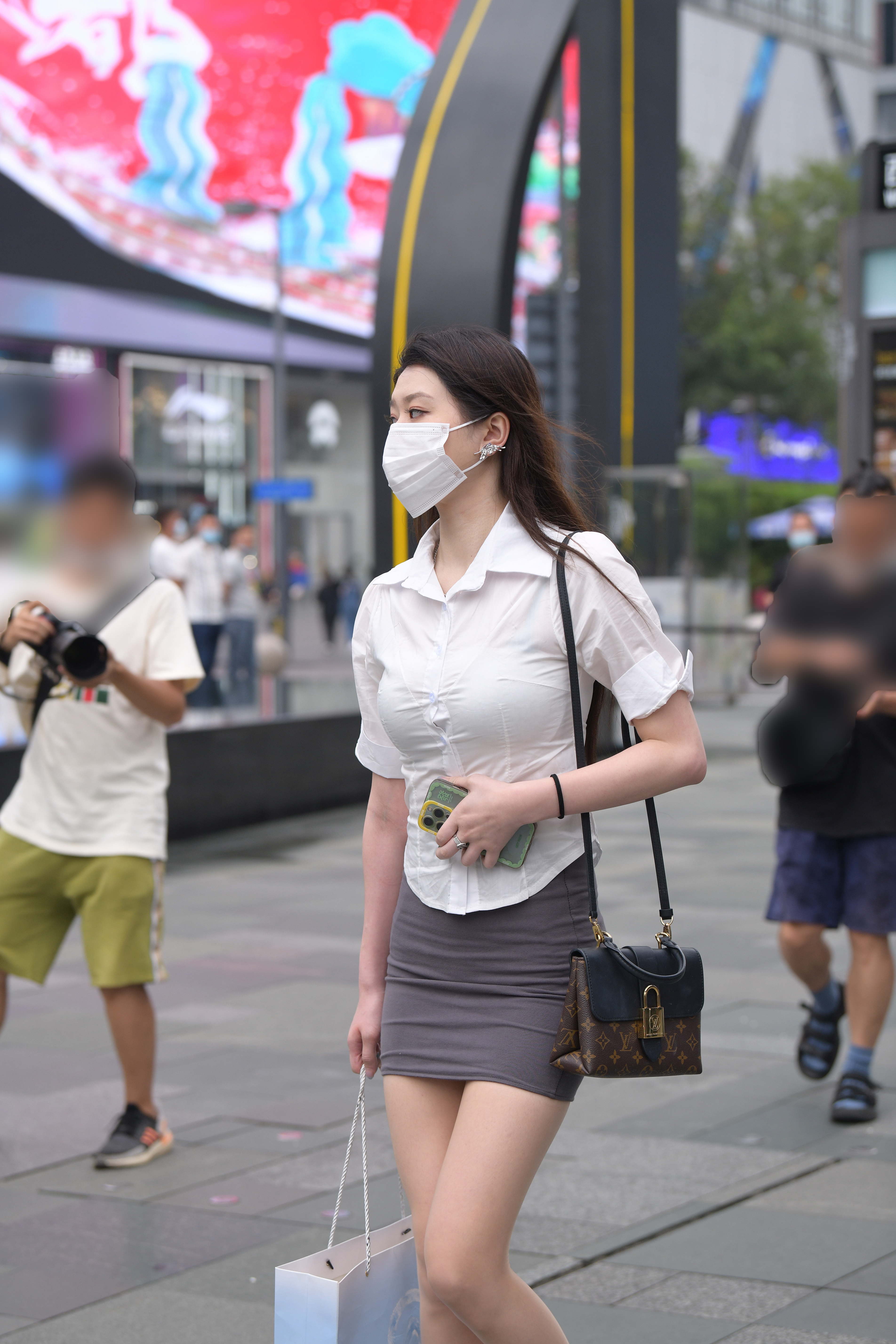 街拍[超话]   包臀裙   （拒绝水印） ​​​