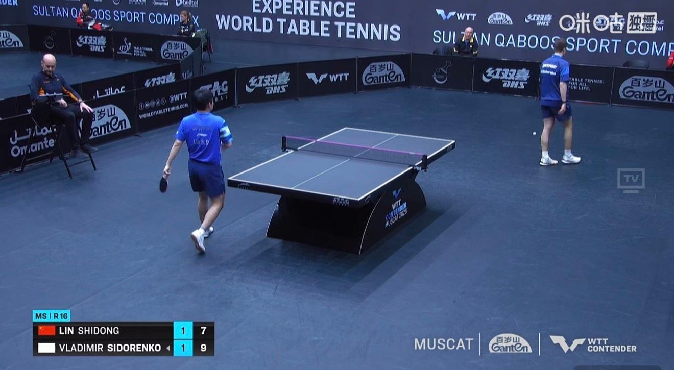 林诗栋2-1西多连科西多连科8-1都没拿下这局（不过这局林诗栋受到了黑哨的影响 