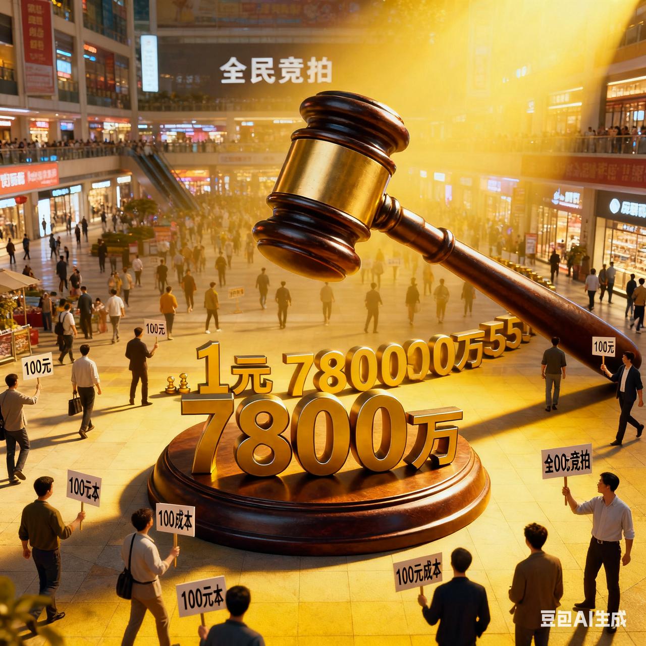 从1元到7800万，这场