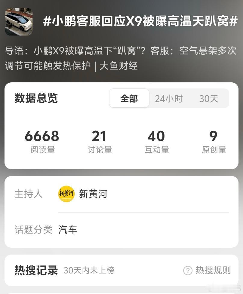 一个很经典的转移矛盾的打法。以前很少有汽车趴窝的，但只要行业出现趴窝案例，那接下