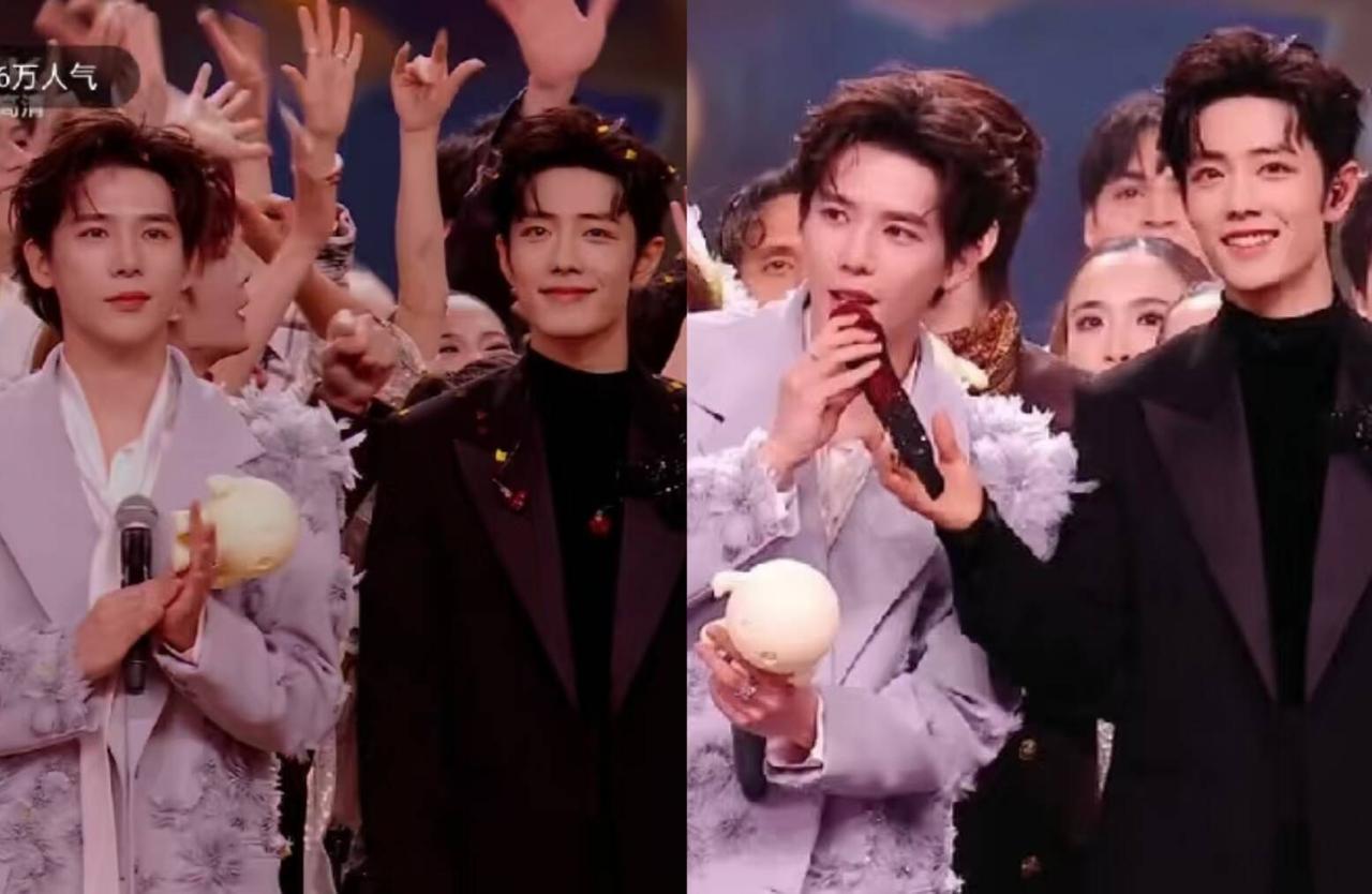 肖战递话筒，王安宇不敢借？真相让人意外。

2026年东方卫视跨年晚会，零点倒计