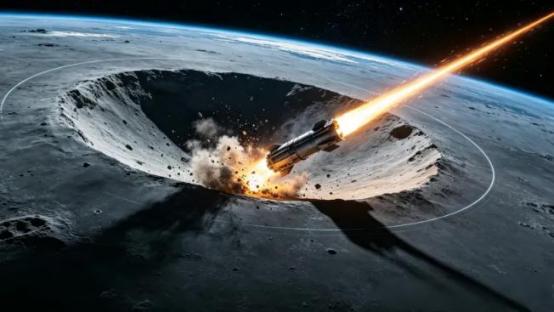 天生的坏种，得不到就破坏！8月5日，美国SpaceX火箭残骸撞击月球，一枚重约4