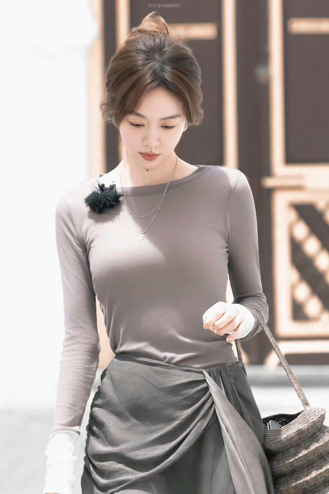 姜妍的身材真好 