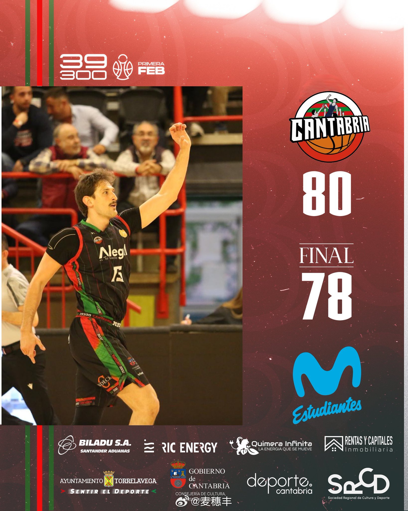 前天结束的一场西乙常规赛，埃斯特拉男篮在主场以80比78击败埃斯蒂特斯男篮，余嘉