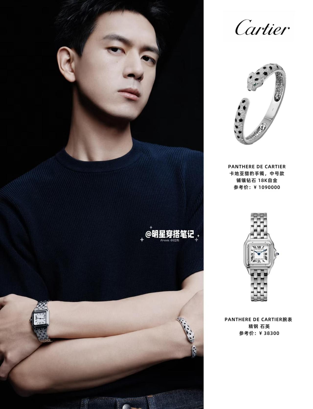 高珠王子李现‼️ 质感与魅力兼具的型男~😎
李现全新珠宝大片，高级脸搭配💎适