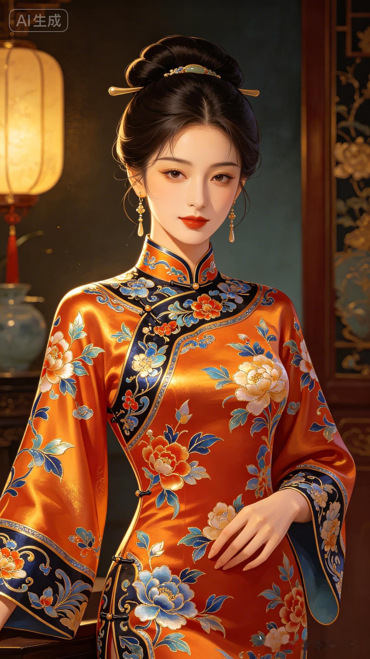 古风美人，一袭华服，惊艳时光！