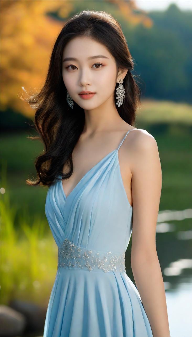 寒烟袅袅，如薄纱轻笼，
漫过静谧的水面，缠绕着孤舟。
那舟儿静静地泊在岁月的岸边