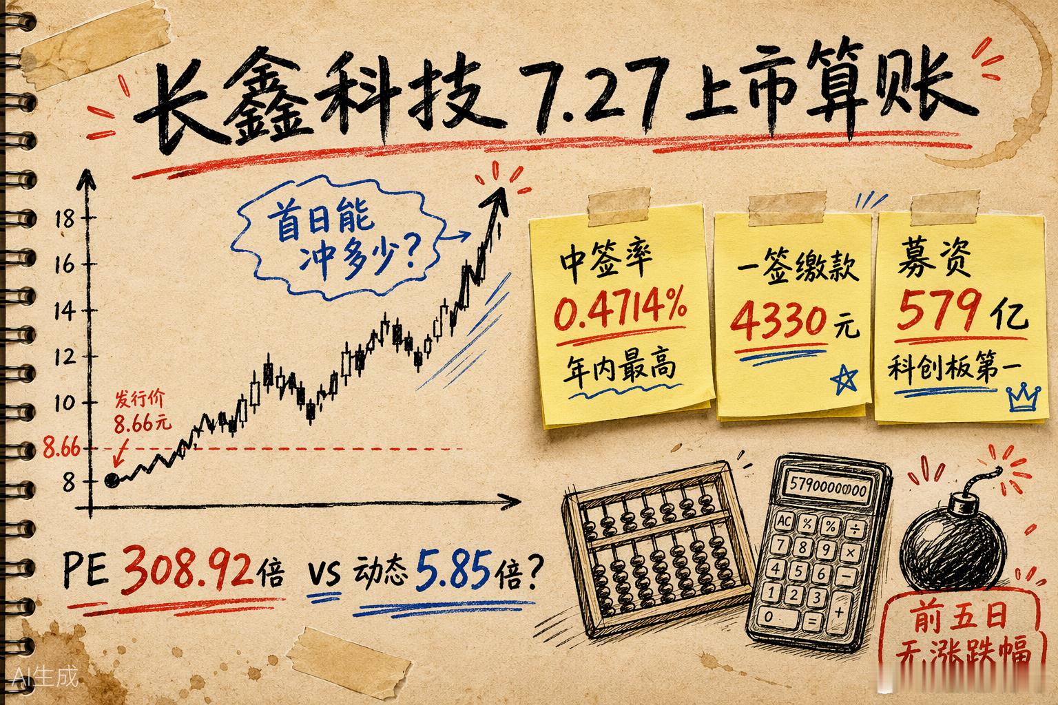 周一上市！长鑫科技三个最火问题：首日能涨多少？这周最炸的消息落地了。7月23日晚