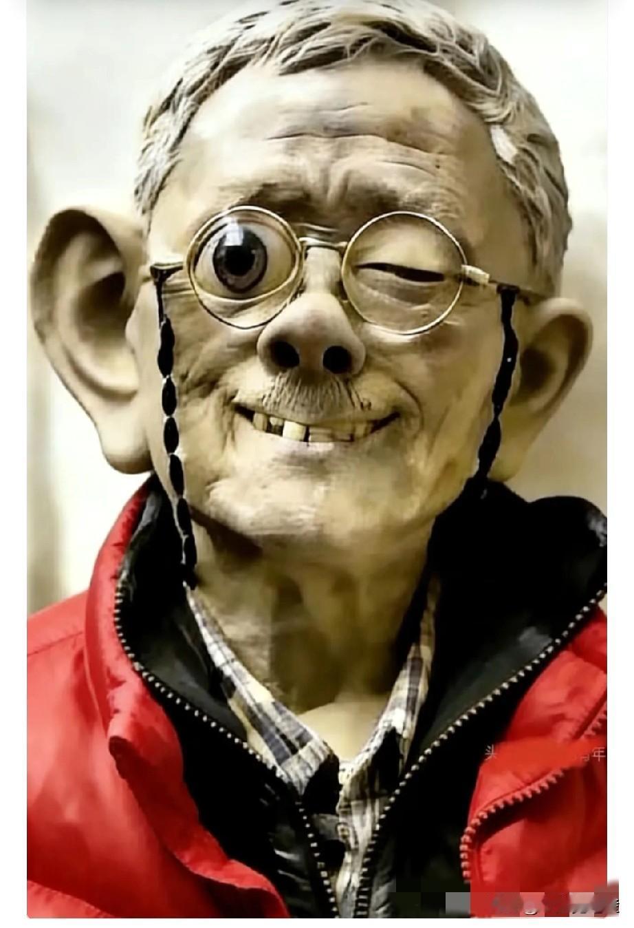 刚看到这尊“神作”的时候，差点没把隔夜饭喷出来。

丑是真丑，但你敢说它不是艺术