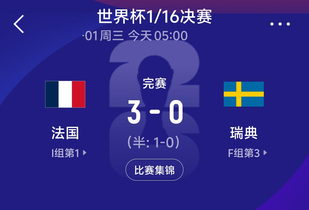 假如法国队夺冠！
姆巴佩能否金球？
 今夜法国3:0大胜瑞典，挺进16强，姆巴佩