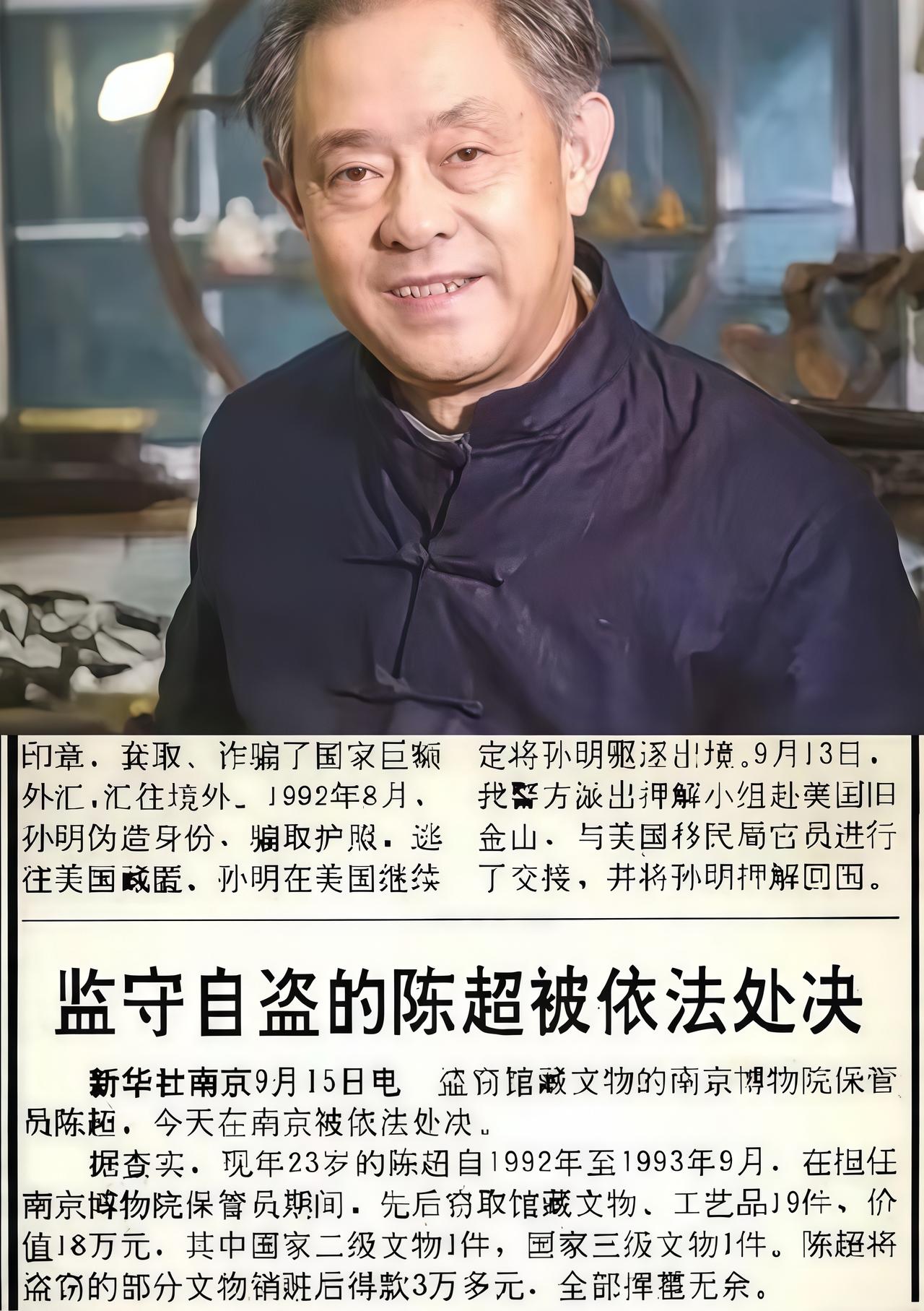 1994年9月15号，南京郊外的刑场上随着一声枪响，南京博物院一名天资出众的年轻