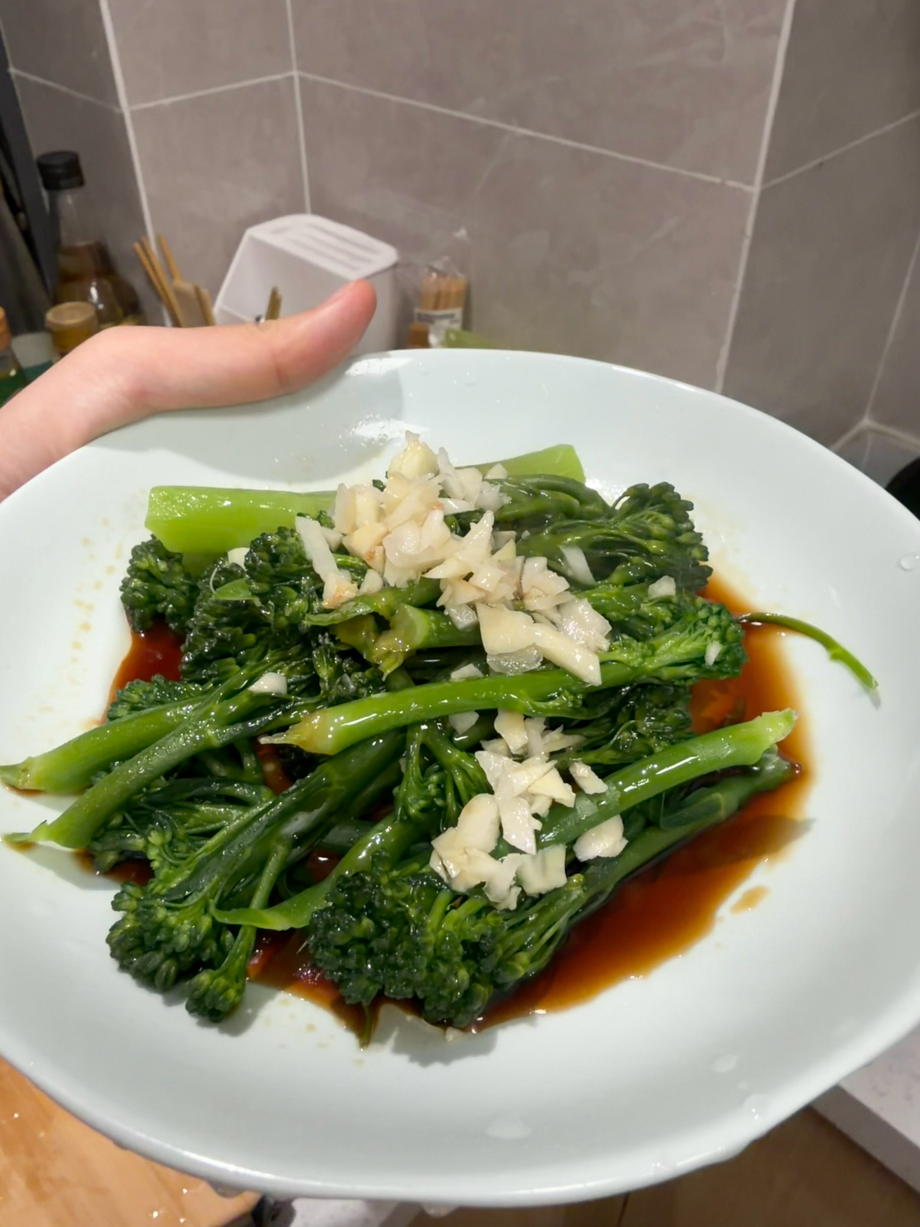 为什么能把简单的西兰苔做得这么好吃呢 这把湖了的日常