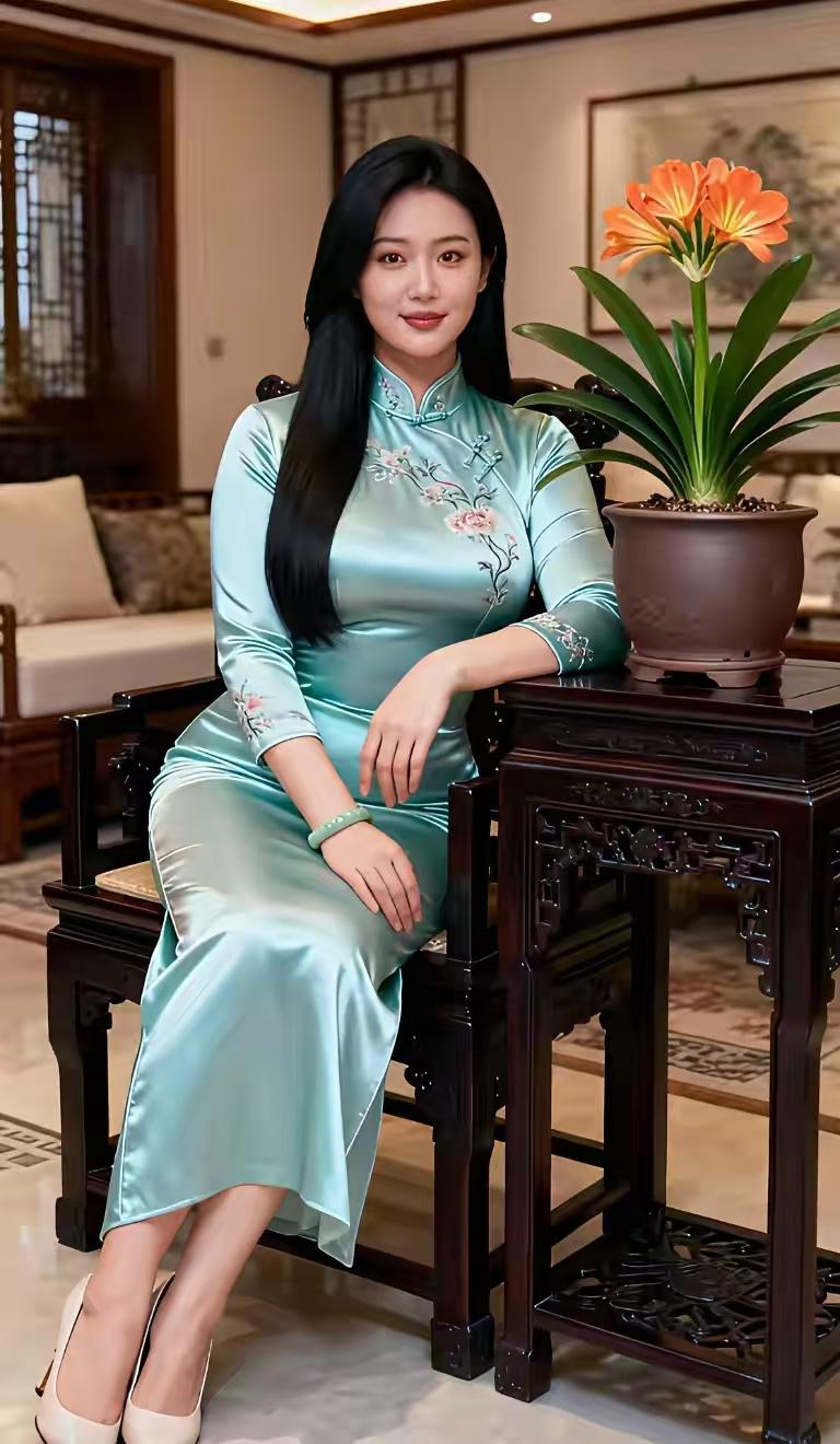 天净沙·佳人倾魂
婆娘不似凡人，
宛如仙降凡尘。
车舍皆轻梦泯。
悄勾心韵，
此