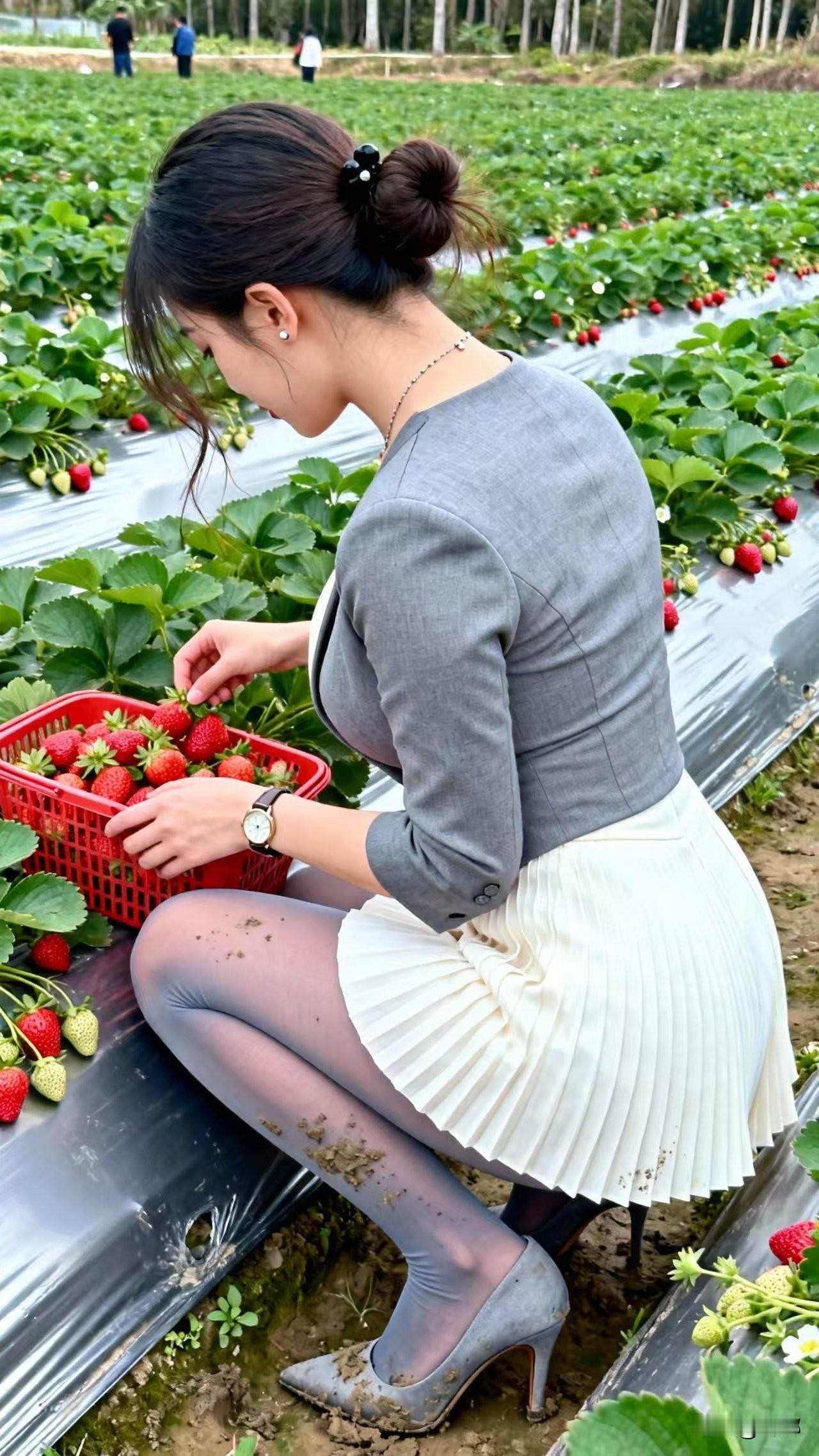 广东草莓，冬日里的甜蜜暴击草莓 广东省草莓 广东种草莓 广东尾茬草莓 广东增城草