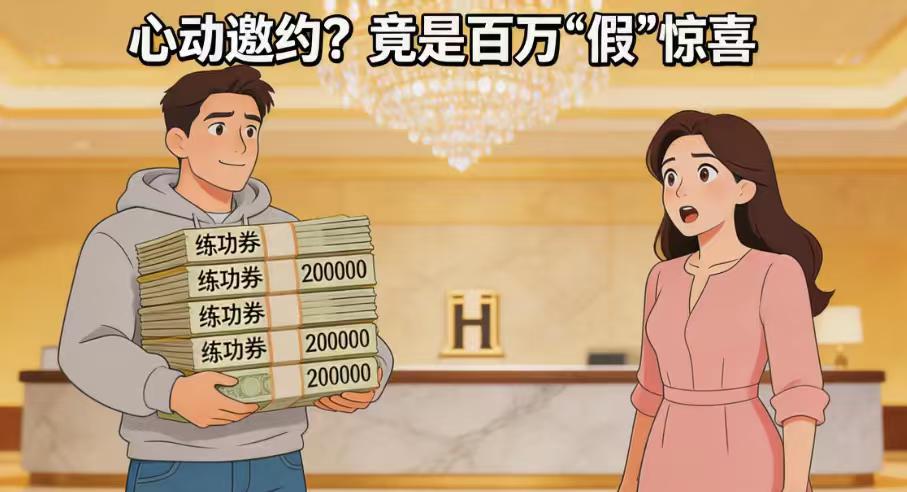 太荒唐！男子带20万“现金”酒店约见女主播，结局让人哭笑不得
一沓沓“百元大钞”