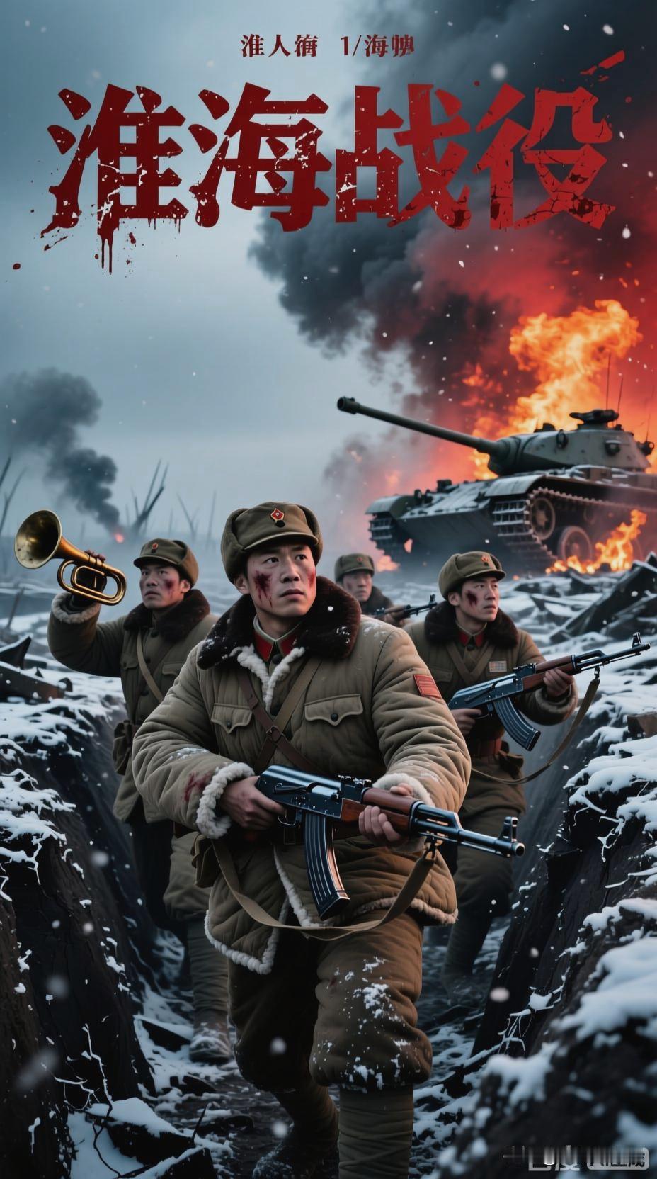 淮海战役敌方80万。
其中有一个兵团从未与我军正面照面，没放一抢，只顾拼命一路西