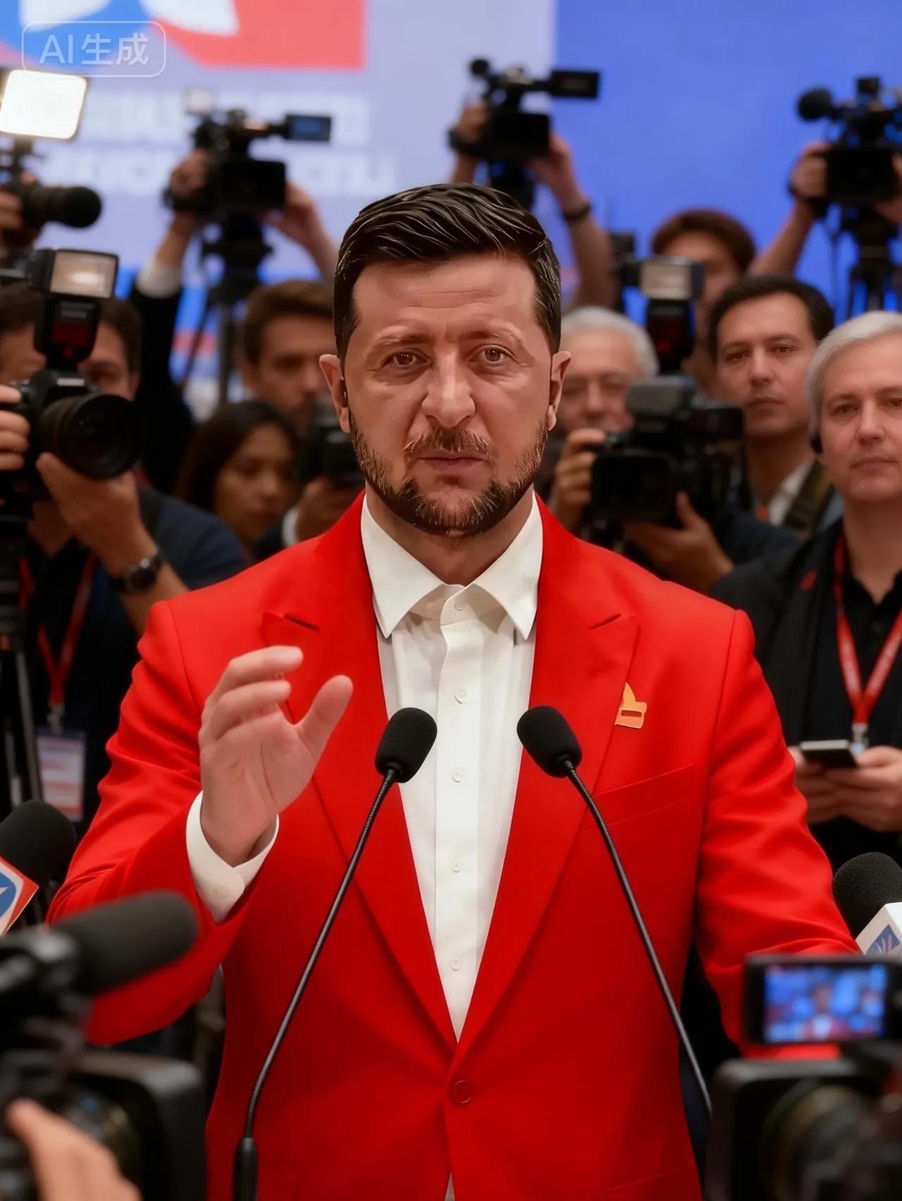 果然是硬汉啊
泽连斯基公开表态
1月1日，乌克兰总统泽连斯基公开表态：那些认为乌