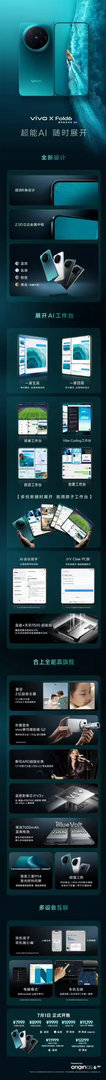 一图读懂vivo X Fold6、vivo TWS5 Pro！ 