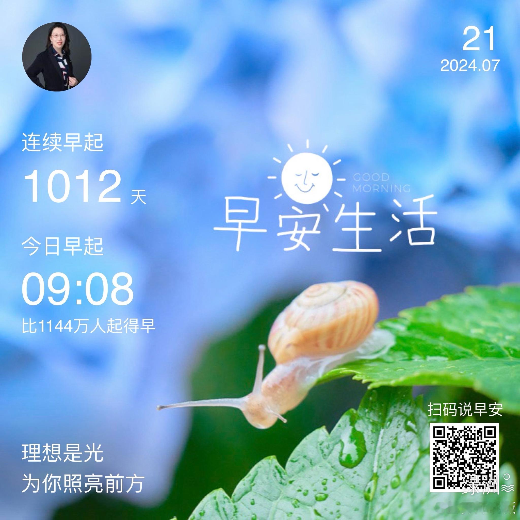 #早安#理想是光为你照亮前方  ​​​