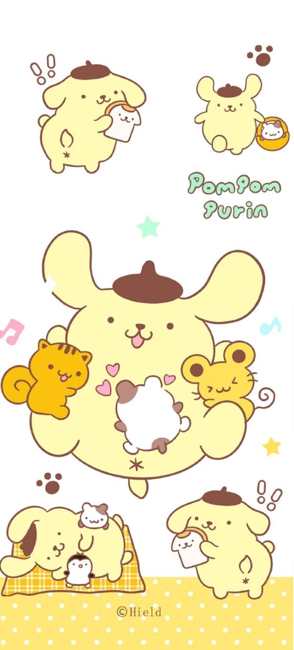 布丁狗 可爱三丽鸥布丁狗✨｜原创插画壁纸分享今日份布丁狗壁纸请签收新鲜有趣的壁纸