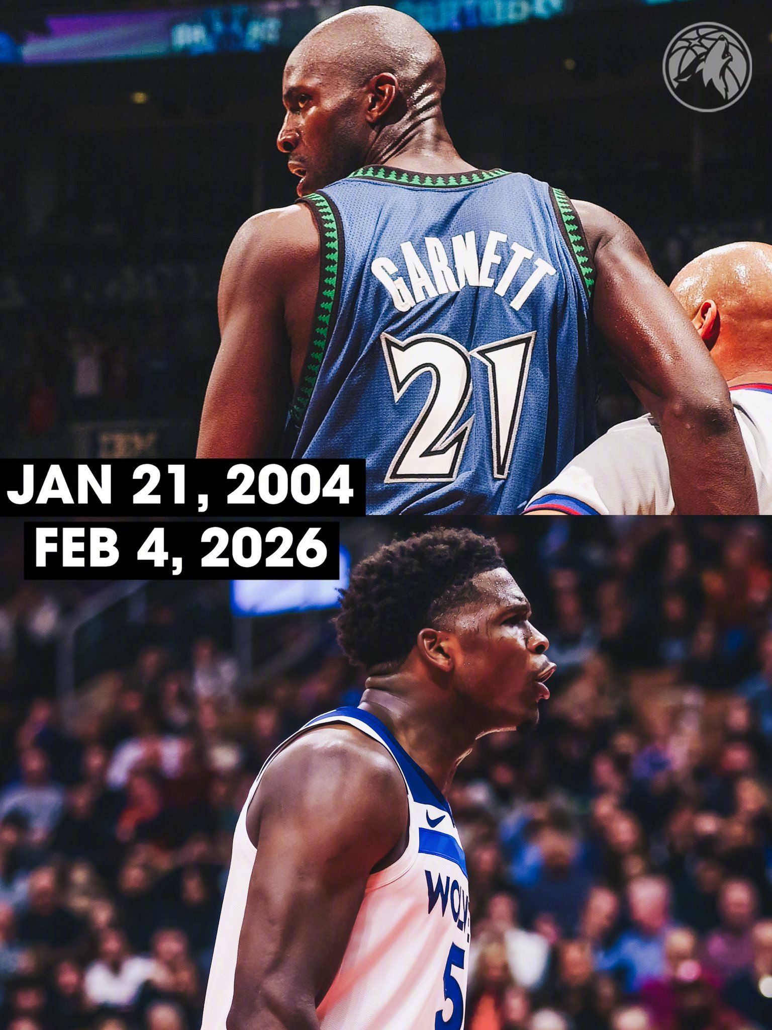 今天森林狼客场128-126险胜猛龙，这是他们2004年1月22日以来首次在猛龙