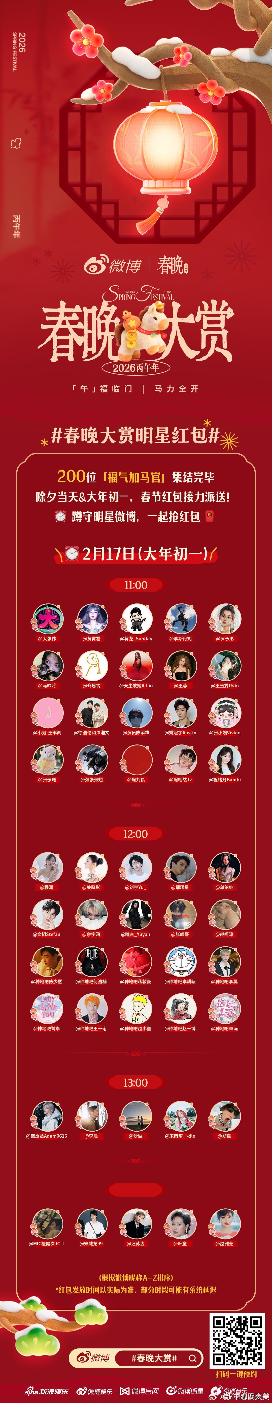 大家准备好了吗明星红包