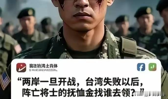 扎心了！台军士兵灵魂拷问：开战阵亡后，抚恤金找谁要？
 
台湾自己起内讧了？台湾