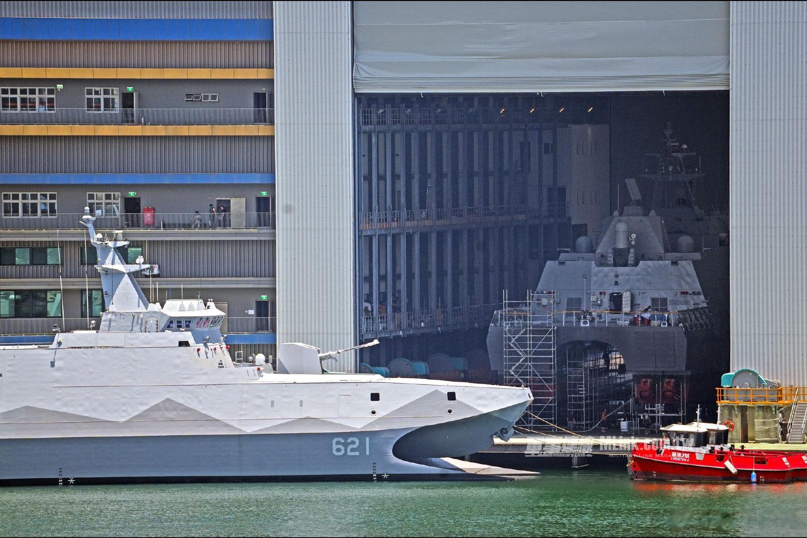 “沱江舰队”：PGG-621旭江、PGG-623武江、PGG-619塔江 ​​​