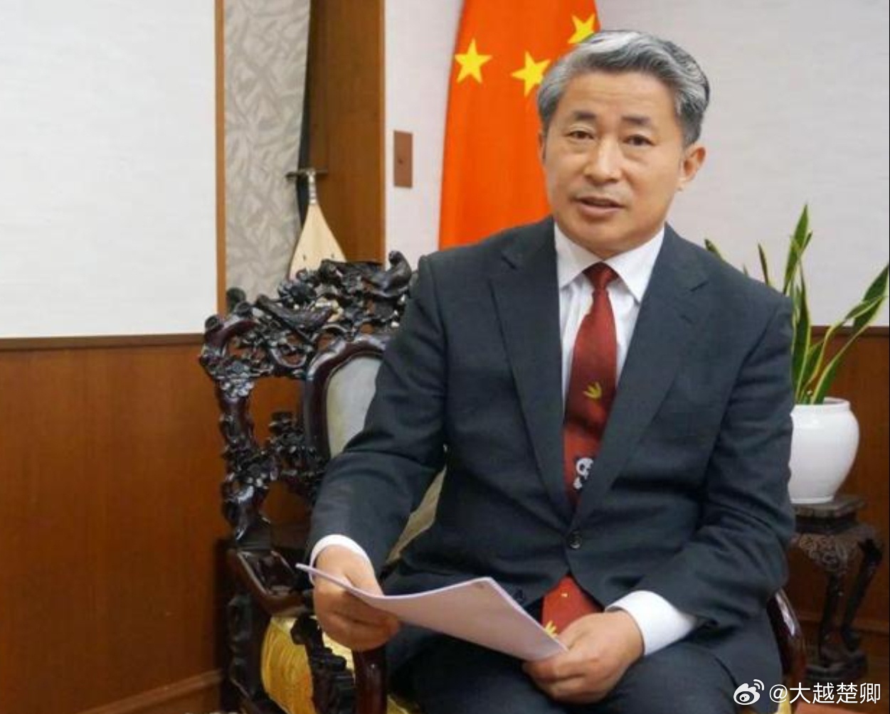 日媒称，日本要求中方就薛剑总领事的贴文做出解释。 ​​​