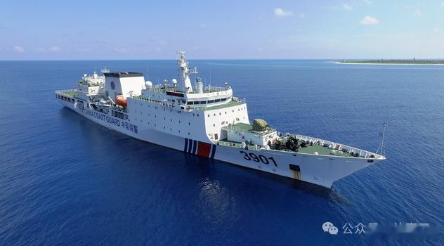 日菲密谋“划界”，中国坚决亮剑！6月1日，中国海警岱山舰编队位中国台湾岛以东海域
