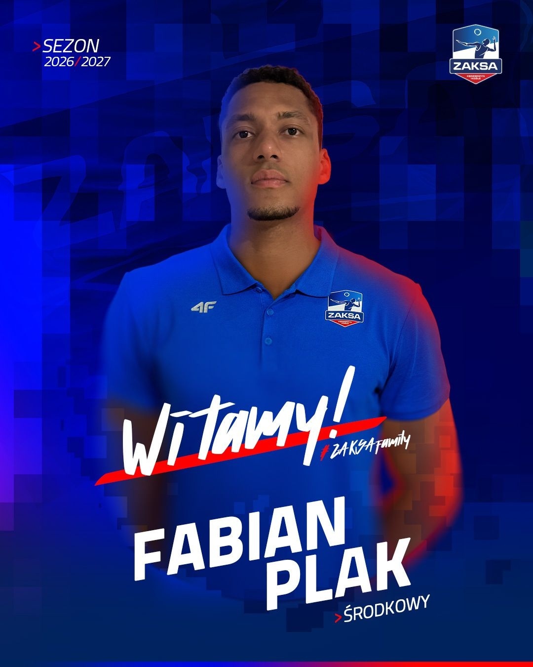 Zaksa🇵🇱俱乐部官宣签约荷兰🇳🇱副攻普拉克。 