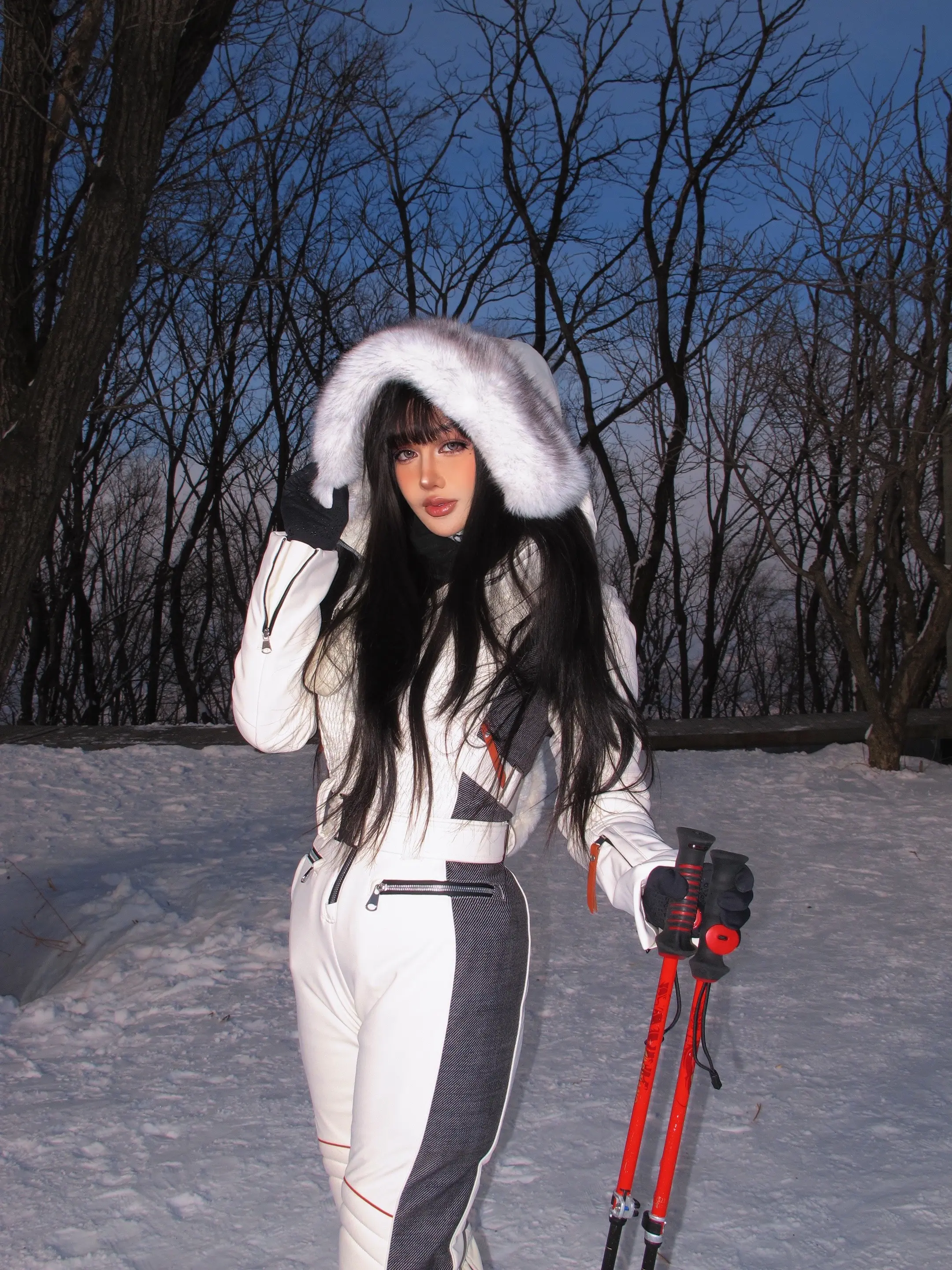 都上班了吧 该我滑雪了！