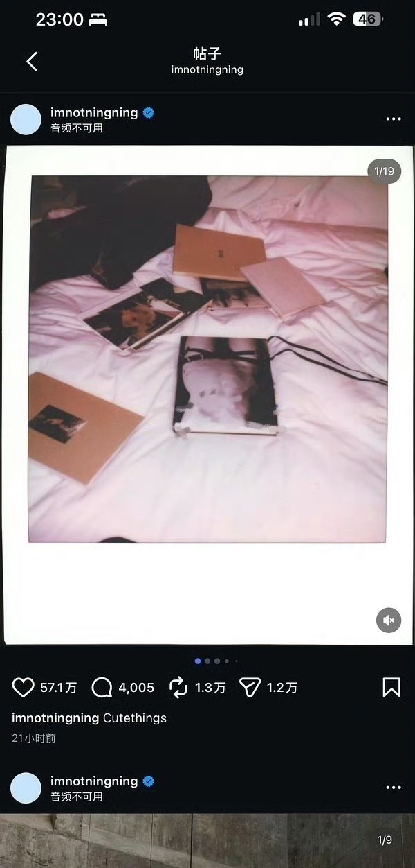 宁艺卓回怼粉丝宁艺卓这次真的刚！ins评论区长期被刷“擦边”“土”甚至“希望坠机