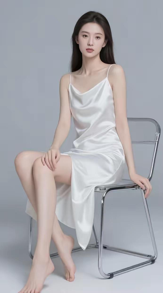 美女优雅，神闲气定