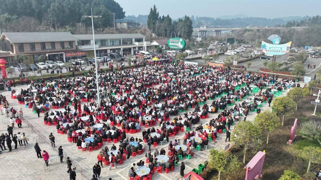 四川乐至清水村的年猪宴也太火了！村支书提前网上喊“按猪能手”预热，1月17号免费