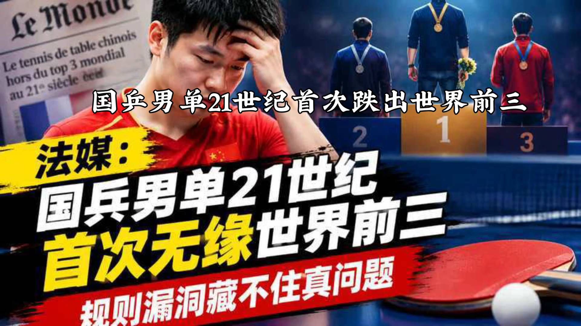 国乒男单21世纪首次无缘世界前三，规则漏洞藏不住真问题