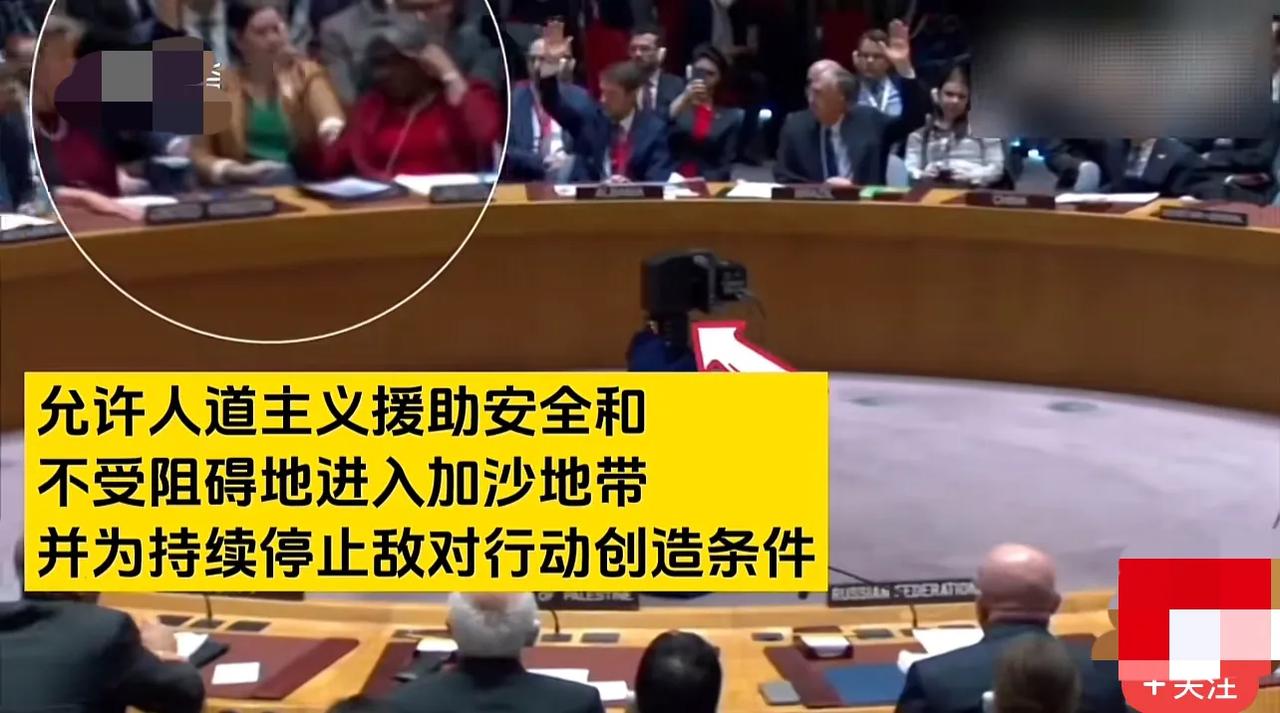 美国联合国表决加沙停火决议，白人是幕后操纵，黑人成了提线木偶。